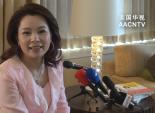 台湾罗丽芬集团总裁罗丽芬女士来华府接受记者采访